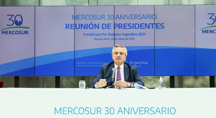 Posturas disímiles y tensión en el acto por los 30 años del Mercosur