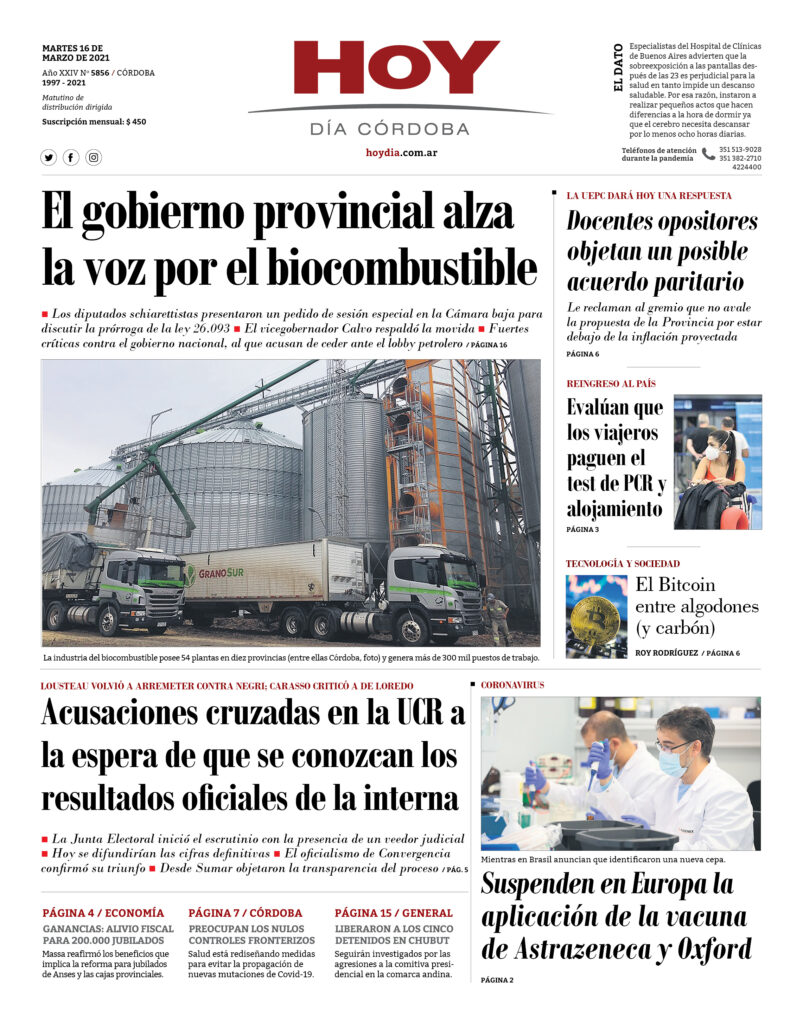 Portada 16.03.2021 Portada 16.03.2021