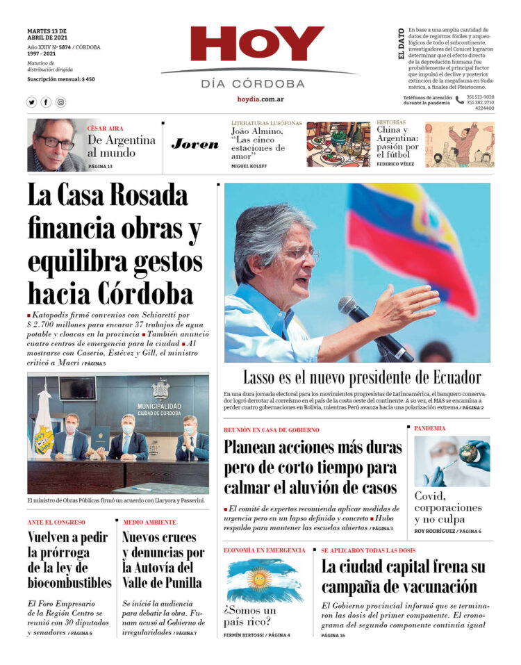 Portada del 13.04.2021