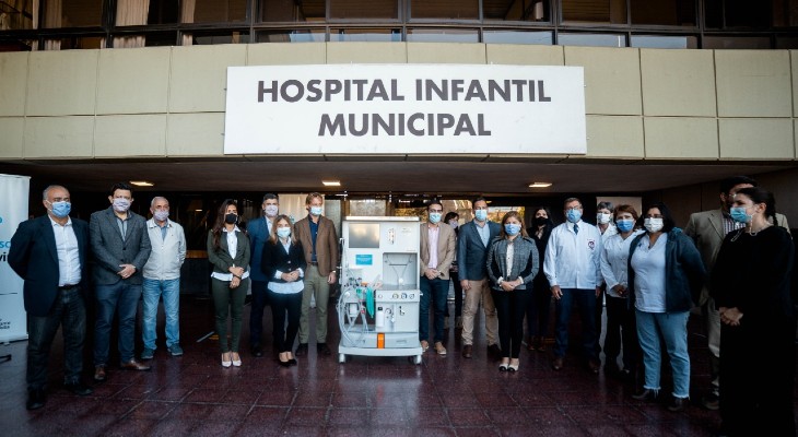 El hospital Infantil recibió una donación de equipamiento