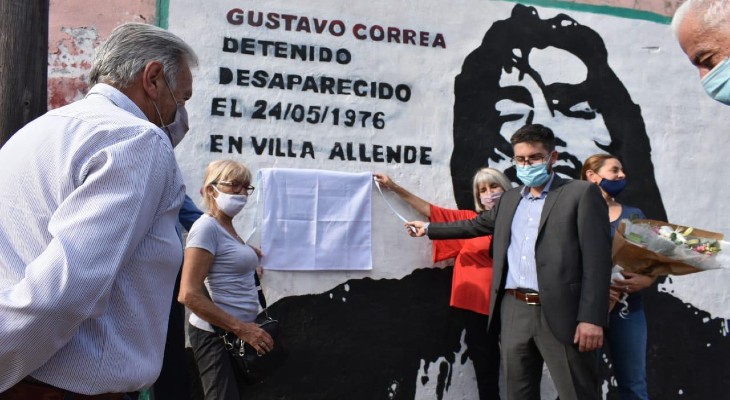 Por segunda vez, restauran el mural en memoria de Gustavo Correa