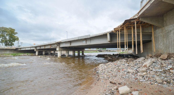 El nuevo puente Sargento Cabral entró en su etapa final