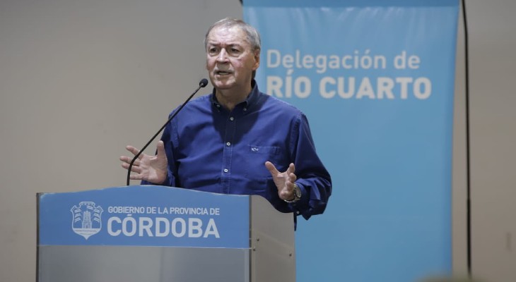 Scharetti resaltó la autonomía de Córdoba desde un acto en Río Cuarto