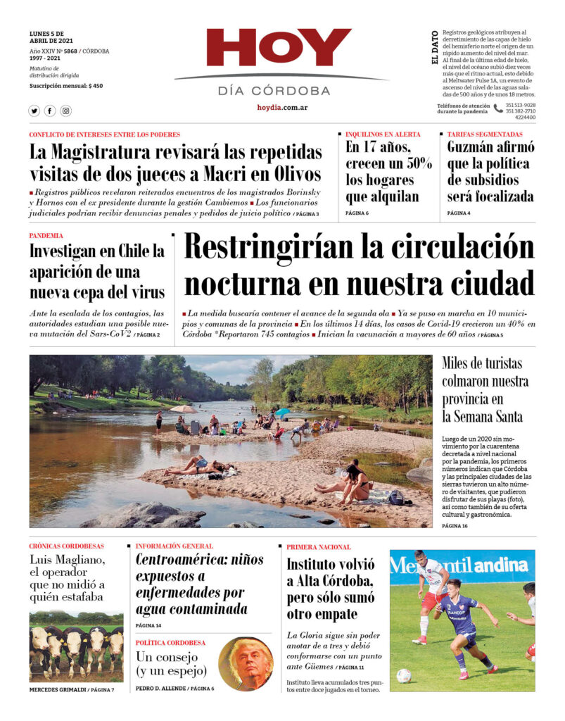 Portada del 05.04.2021