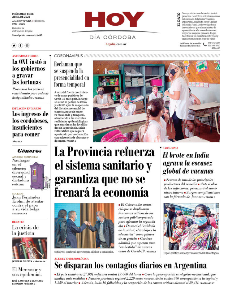 Portada del 14.04.2021