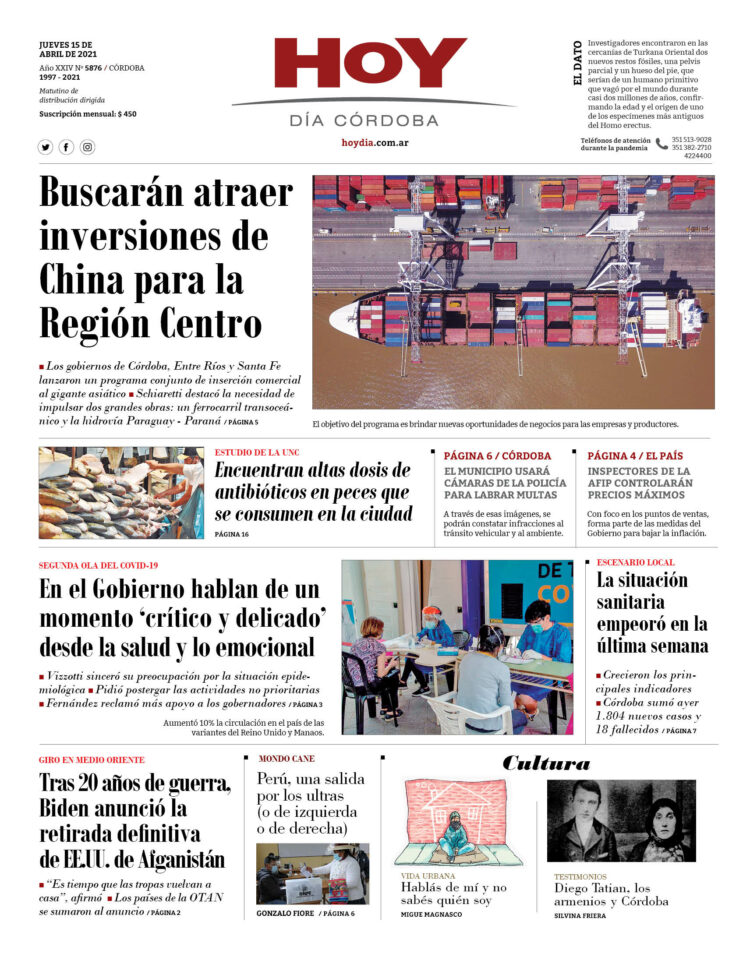 Portada del 15.04.2021