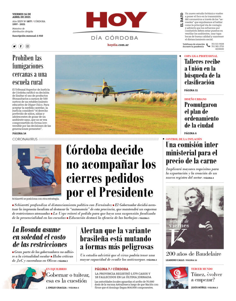 Portada del 16.04.2021