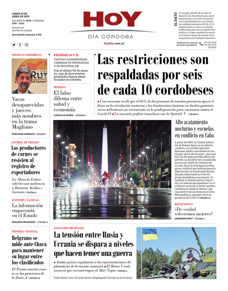 Portada del 19.04.2021