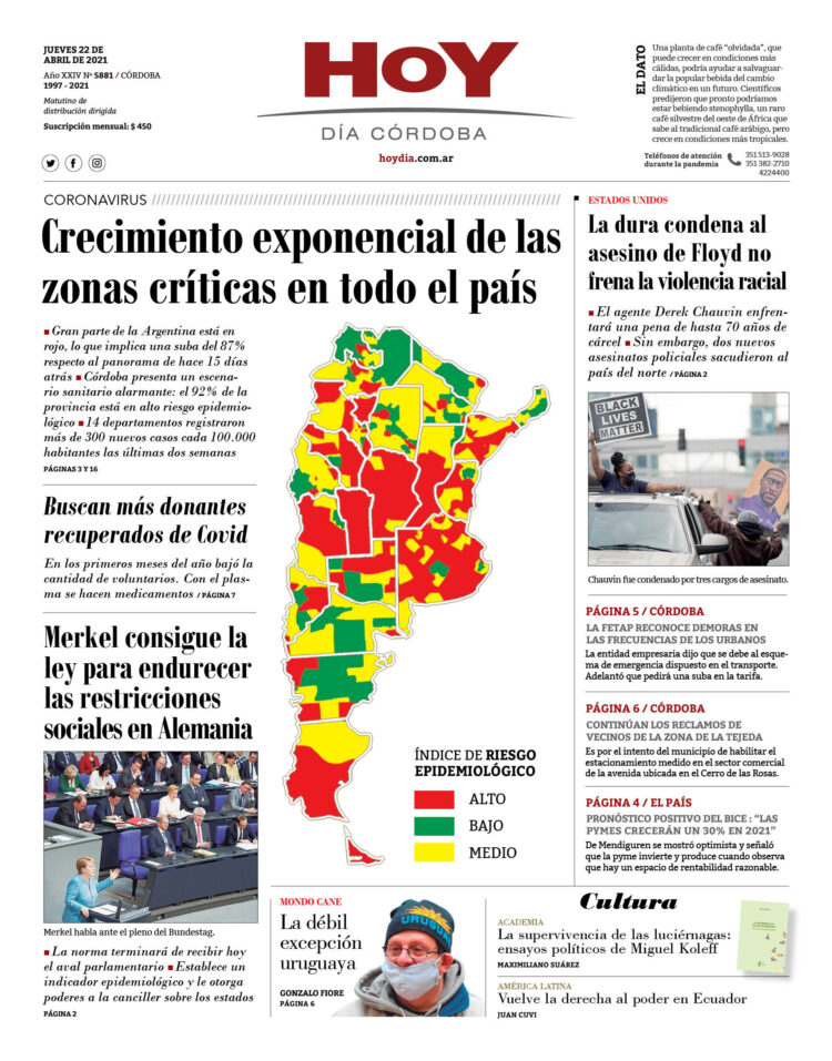 Portada del 22.04.2021