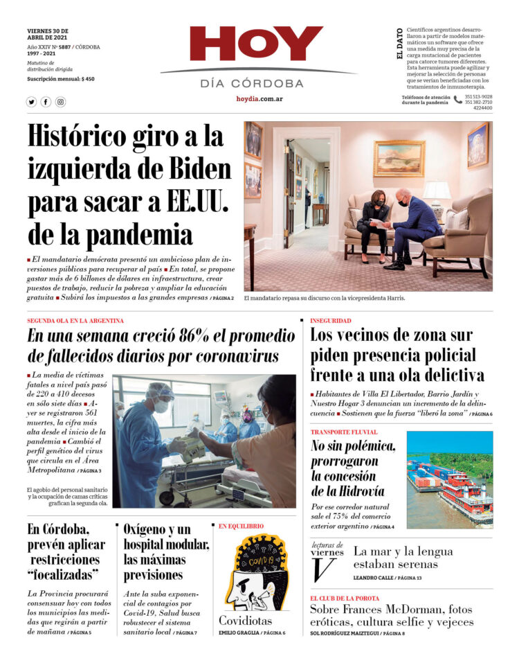Portada del 30.04.2021