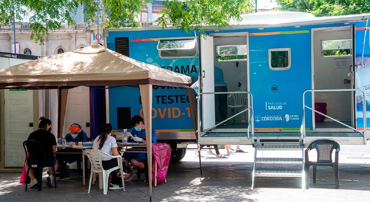 Córdoba reportó otros 1.206 casos de contagios en sólo 24 horas