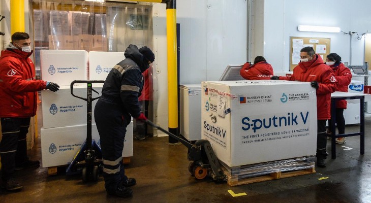 Córdoba recibe 54.000 nuevas dosis del componente 1 de la Sputnik V