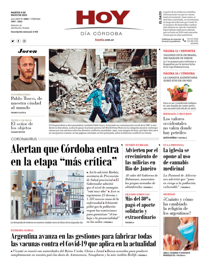 Portada del 04.05.2021 Portada del 04.05.2021