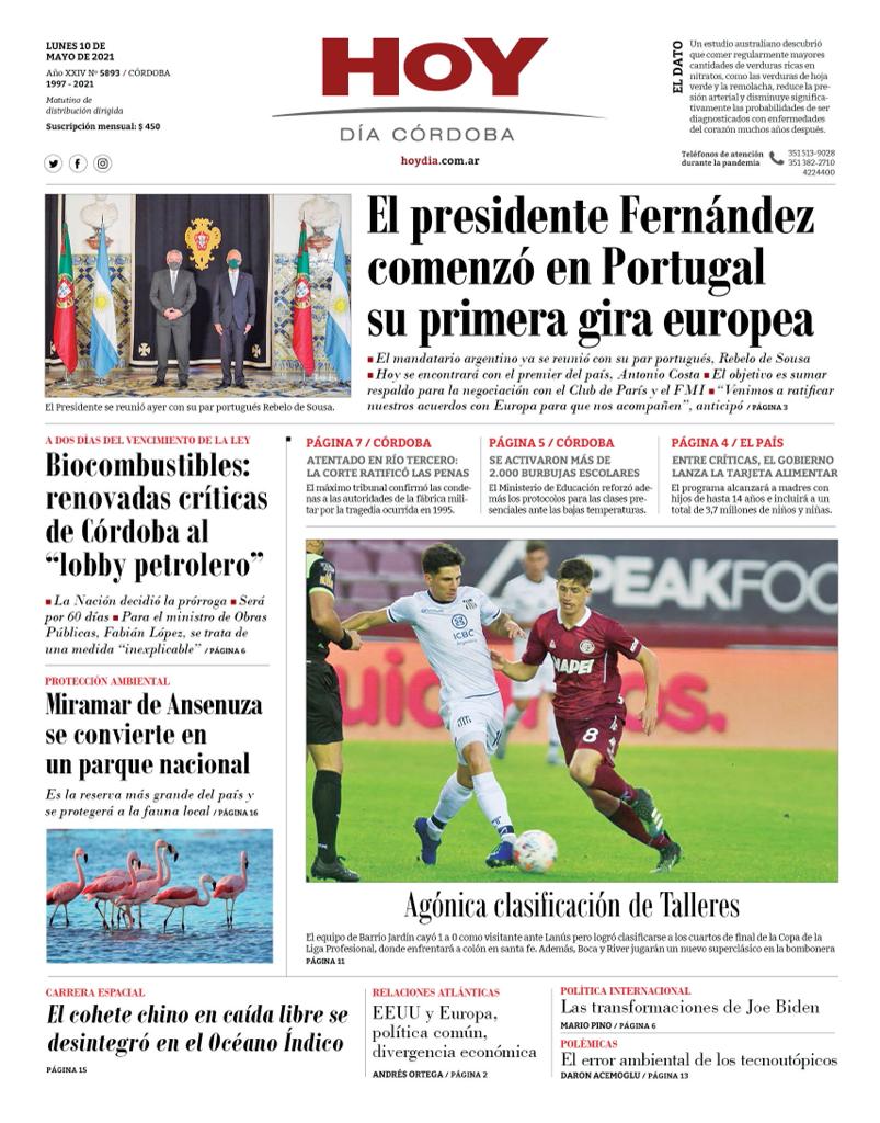 Portada del 10.05.2021 Portada del 10.05.2021