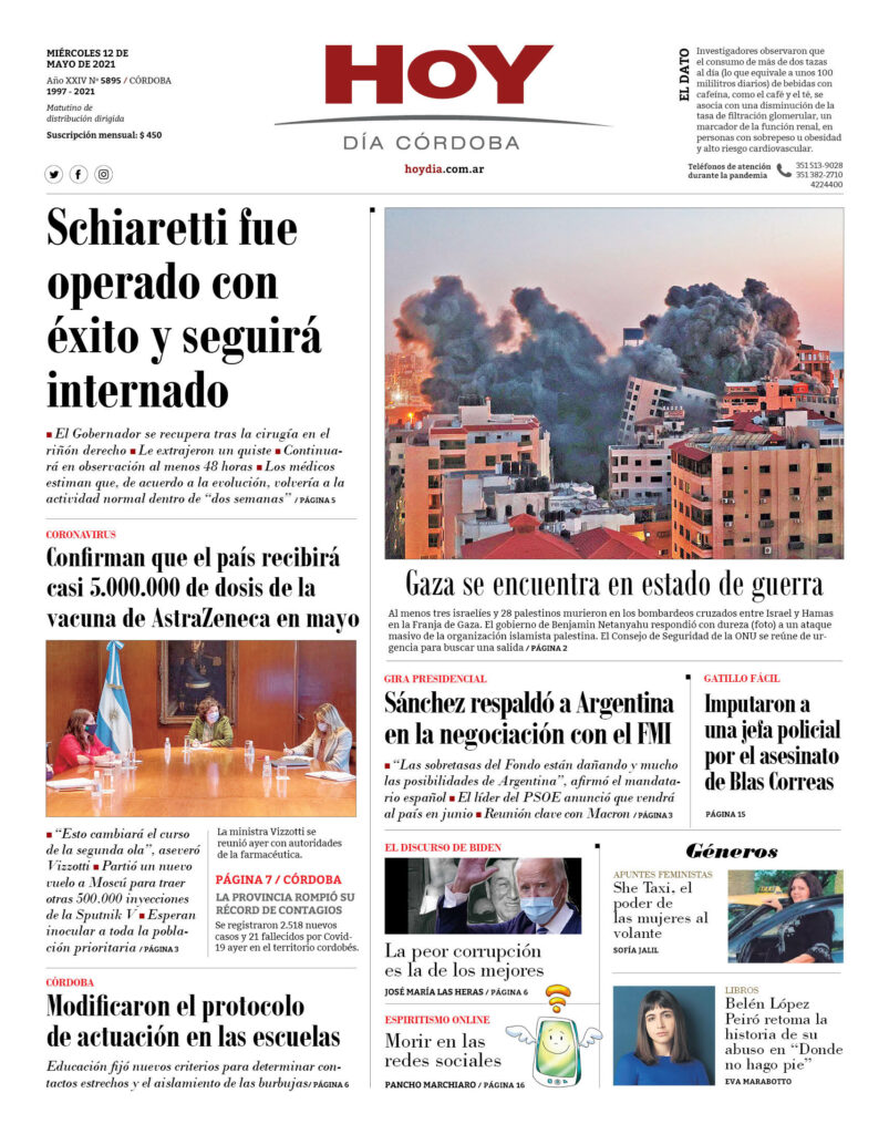 Portada del 12.05.2021 Portada del 12.05.2021