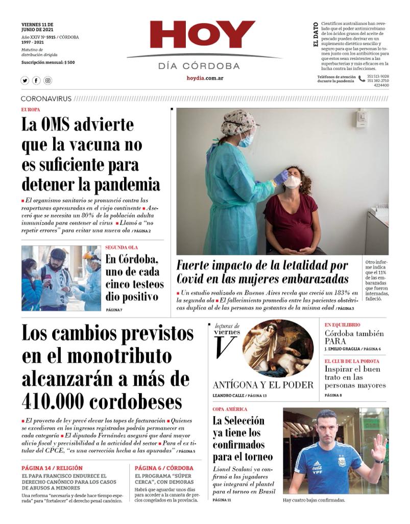 Portada 11.06.2021 Portada 11.06.2021
