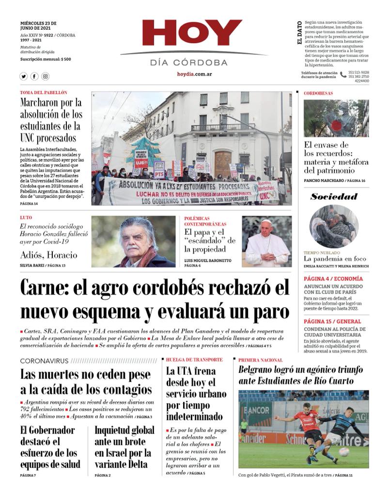 Portada 23.06.2021 Portada 23.06.2021
