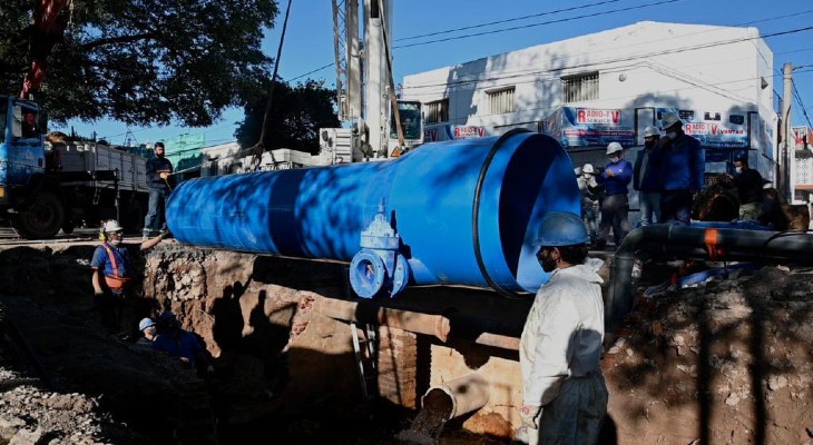 Restituyen el servicio de agua tras los trabajos en calle Bulnes
