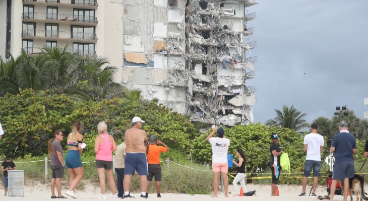 Buscan a nueve argentinos tras el derrumbe en Miami