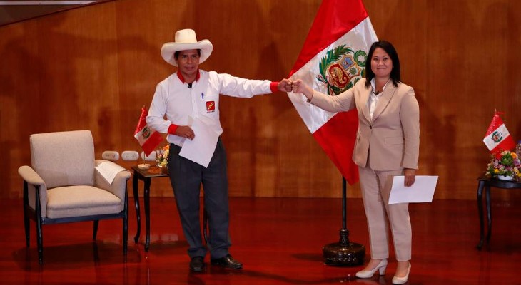 Perú decide entre Castillo y Fujimori