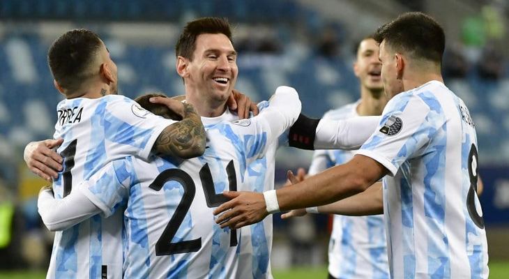 Argentina goleó a Bolivia y enfrentará a Ecuador