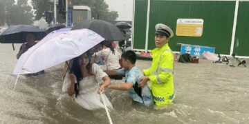 Más de 200.000 evacuados por las torrenciales lluvias en China
