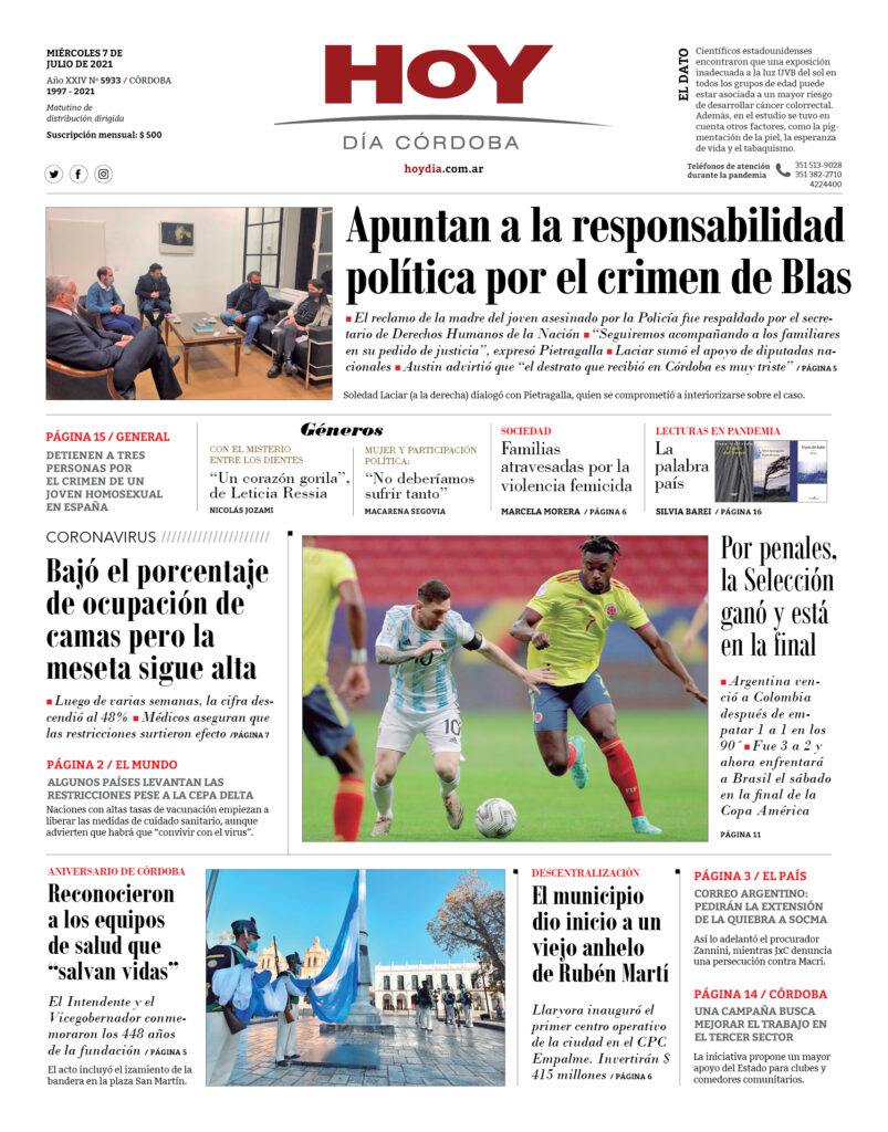 Portada 07.07.2021 Portada 07.07.2021
