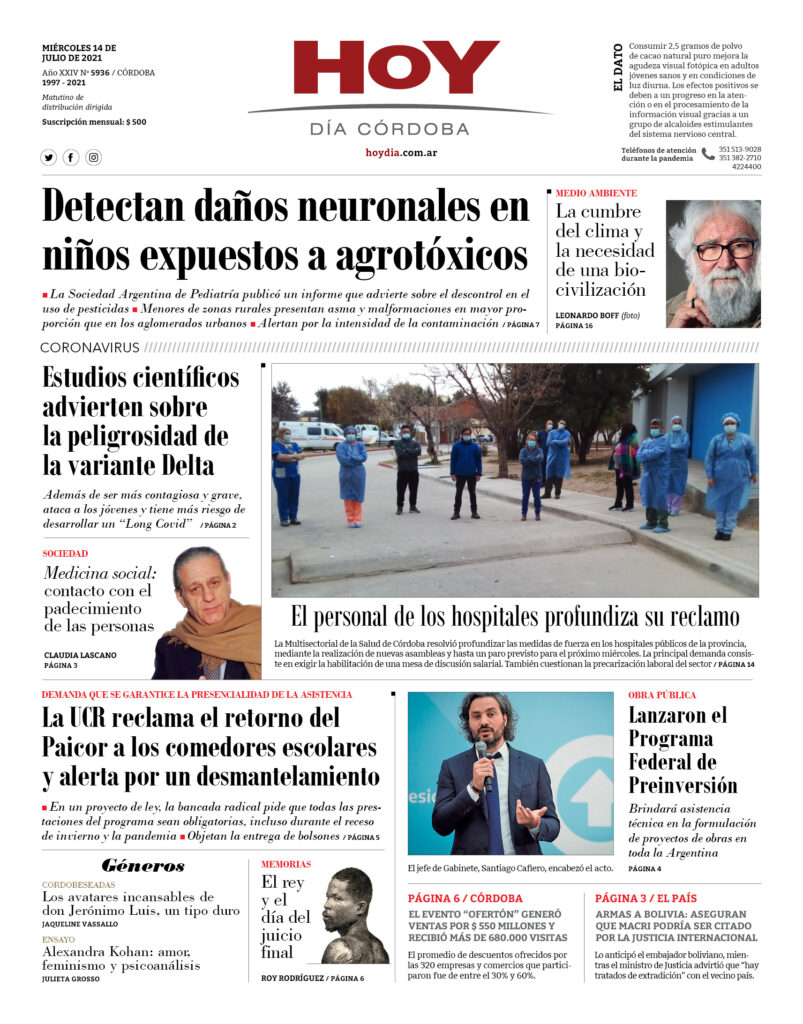 Portada 14.07.2021 Portada 14.07.2021