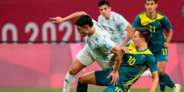 La selección argentina perdió ante Australia