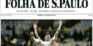 Las portadas de los medios brasileños