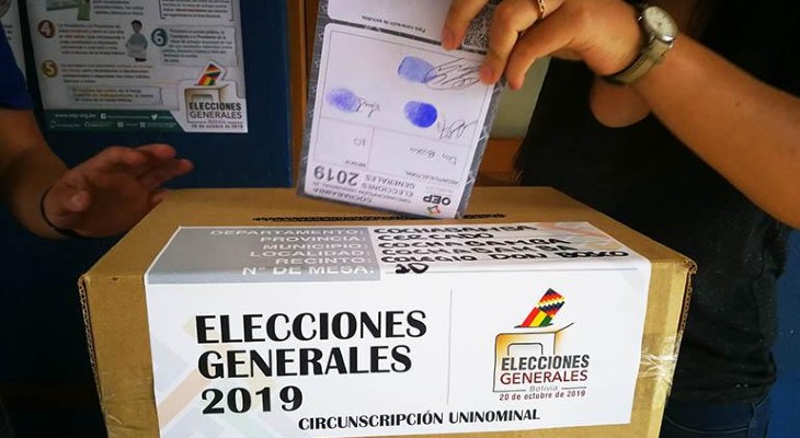Bolivia: descartan fraude en las elecciones de 2019