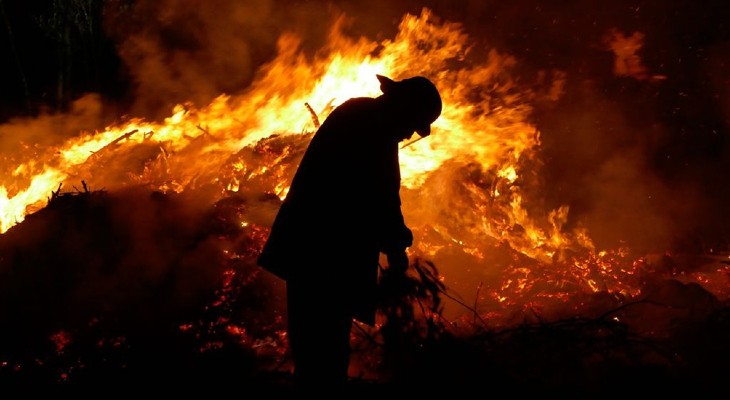 Punilla: controlan los focos activos de incendios forestales
