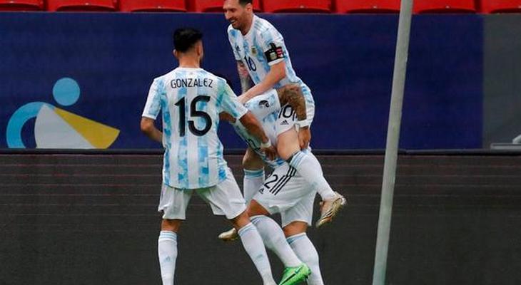 Argentina le ganó a Colombia y jugará la final