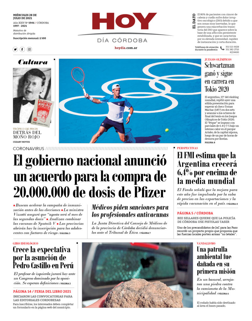 Portada 28.07.2021 Portada 28.07.2021