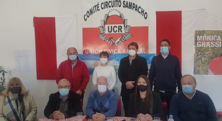 Autoridades de la UCR respaldan a la candidata a intendente de Sampacho
