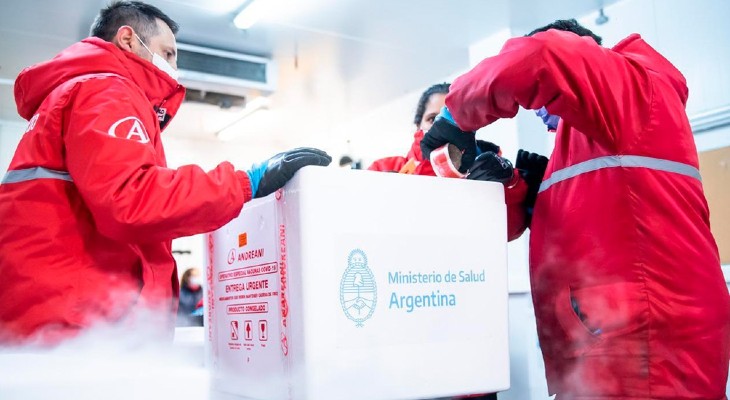 Argentina se encamina a superar las 50 millones de dosis recibidas Argentina se encamina a superar las 50 millones de dosis recibidas