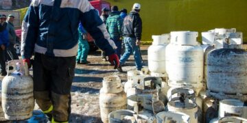 Asisten al rubro de garrafas
