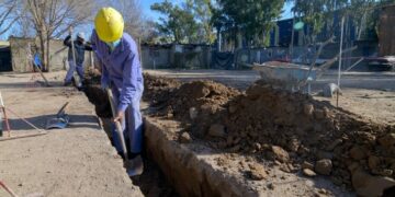 Avanzan las obras para brindar agua potable en Las Tablitas