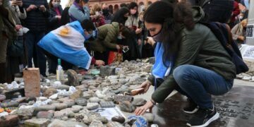 Manifestación por las muertes por Covid