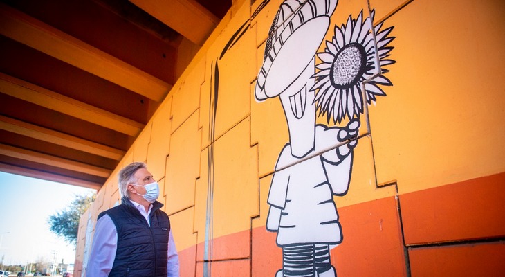 Un mural rinde homenaje al humorista Carlos Negro” Ortíz Un mural rinde homenaje al humorista Carlos Negro” Ortíz