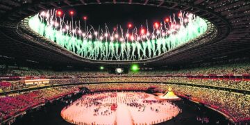 La delegación argentina participó de la clausura de Tokio 2020