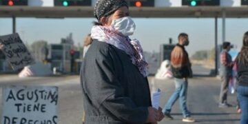 Agrupaciones protestan contra el desalojo de una campesina