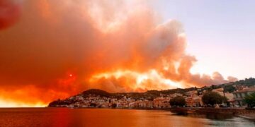 El fuego en Grecia consumió 70.000 hectáreas de bosques