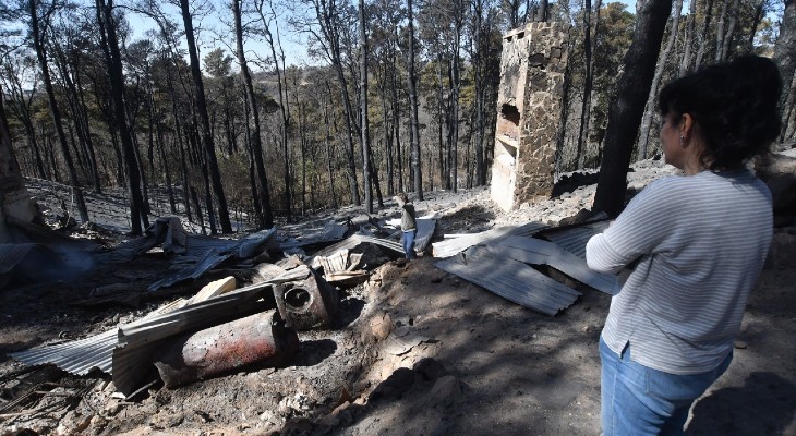 En tan solo 36 horas ardieron 4.500 hectáreas en las sierras