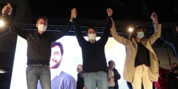 Calvo y De la Sota celebraron  el triunfo de Suárez en Sampacho