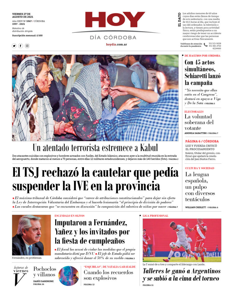 Portada 27.08.2021
