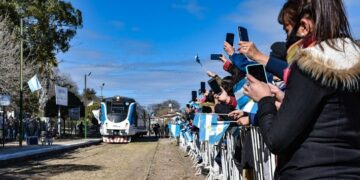 El Tren de las Sierras volvió a Valle Hermoso después de 24 años