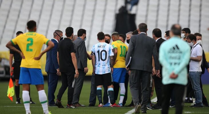 Conmebol confirmó la suspensión del clásico Argentina-Brasil Conmebol confirmó la suspensión del clásico Argentina-Brasil