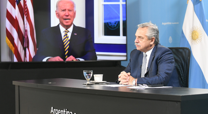 Fernández pidió ante Biden mejores condiciones para financiar la deuda