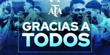 La AFA le agradeció al público por agotar las entradas